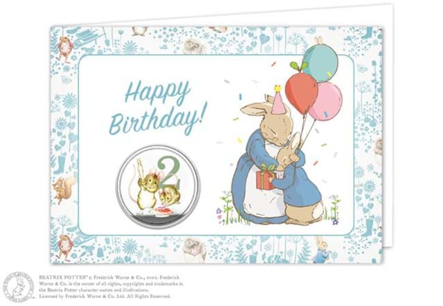 Beatrix Potter Birthday Card 2