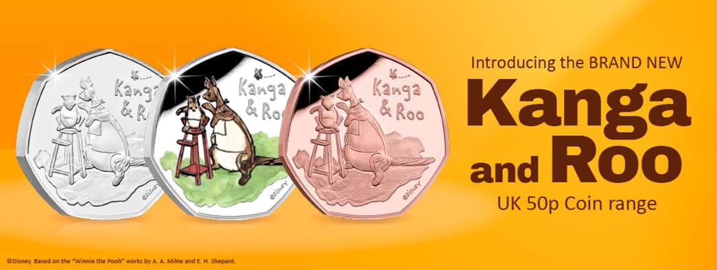 Introducing the BRAND NEW Kanga and Roo UK 50p Coin Range
