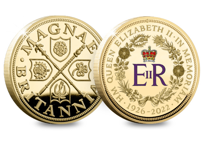 The Queen Elizabeth II Memorial Gold Plated Commemorative