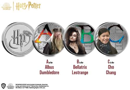 Harry Potter A Z Medal Collection Medals A B C