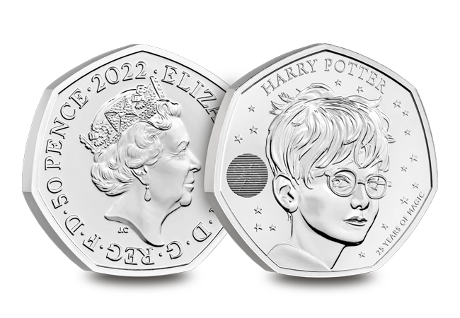 UK 2022 Harry Potter 50p BU Coin