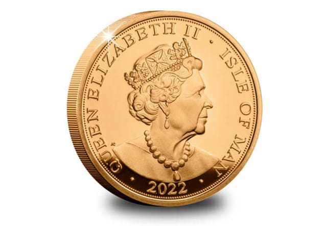 Gold Christmas Sovereign Obverse
