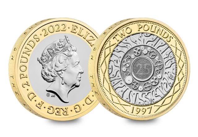 25 Years Of The £2 Anniversary Edition BU Obverse Reverse