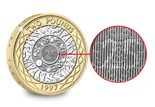 25 Years Of The £2 Anniversary Edition BU Reverse With Lenticular Feature