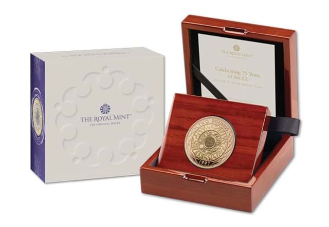 25 Years Of The £2 Anniversary Edition Gold In Display Box