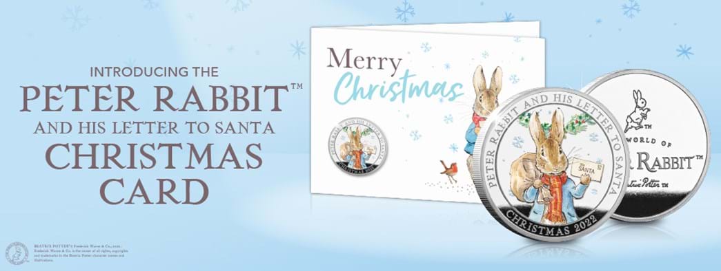 Peter Rabbit™ and His Letter to Santa Christmas Card