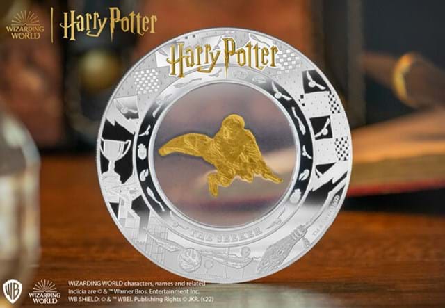 Harry Potter Seeker Five Dollar Coin Reverse Upright