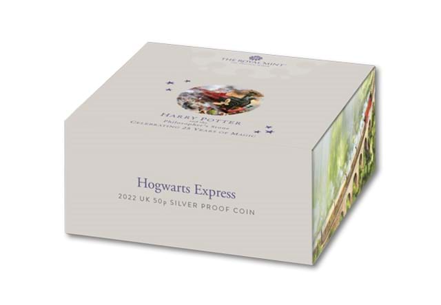 Harry Potter Hogwarts Express 50P Silver Packaging