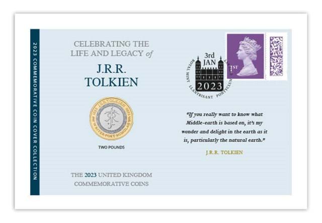2023 UK Commemorative Coin Cover Set J. R. R. Tolkien