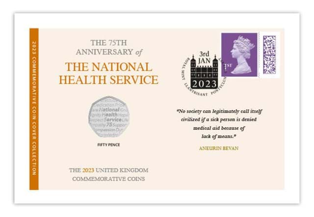 2023 UK Commemorative Coin Cover Set The NHS