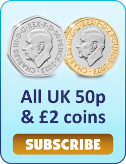 All UK 50p & £2 Coins