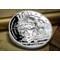 William Shakespeare 20 Euro Silver Coin Reverse Close Up