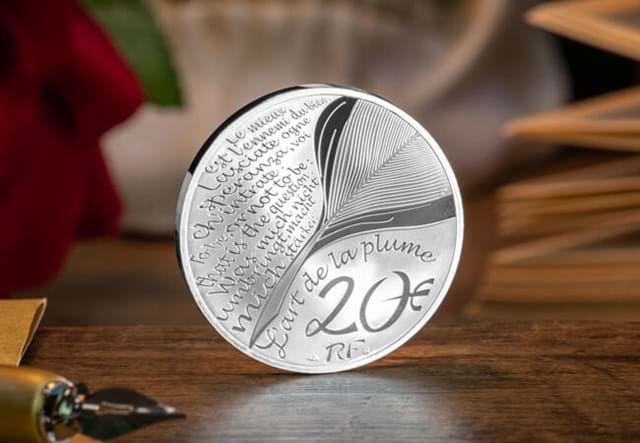 William Shakespeare 20 Euro Silver Coin Obverse (1)