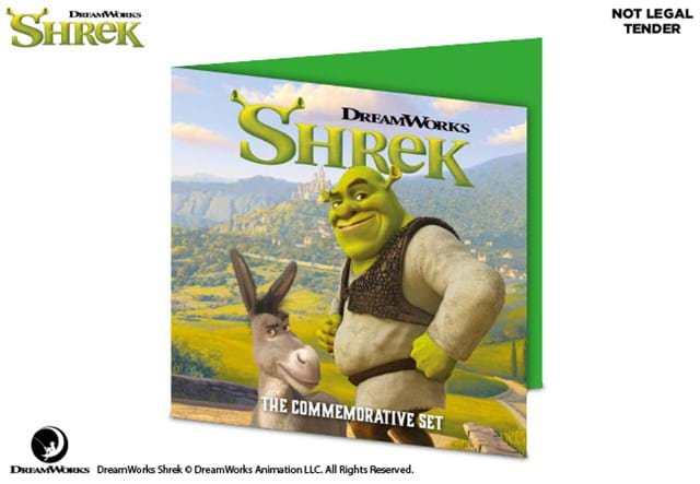 Shrek Heptagonal Medals Packaging Front