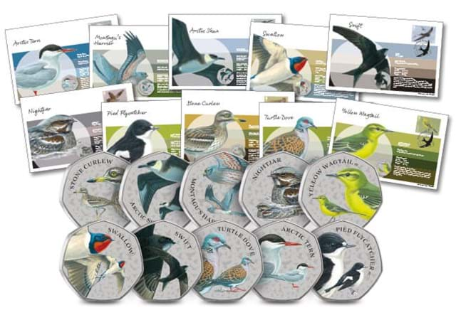 Migratory Birds Stamp And Commemorative Covers Collection With Reverses