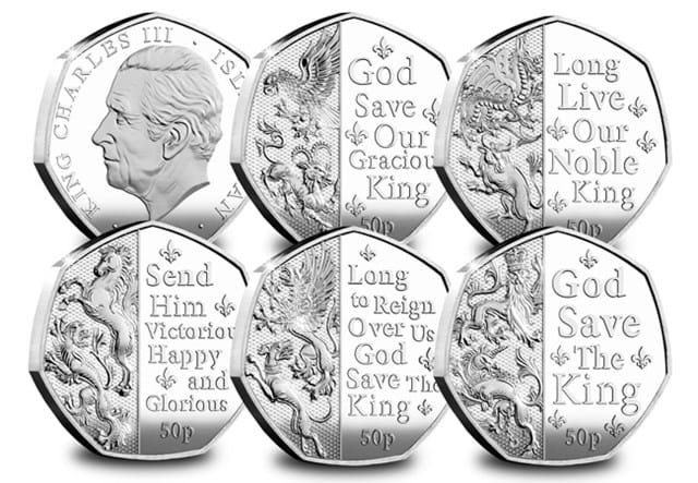 The National Anthem Silver 50P Set