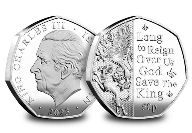 Long To Reign Over Us Silver 50P Obverse Reverse
