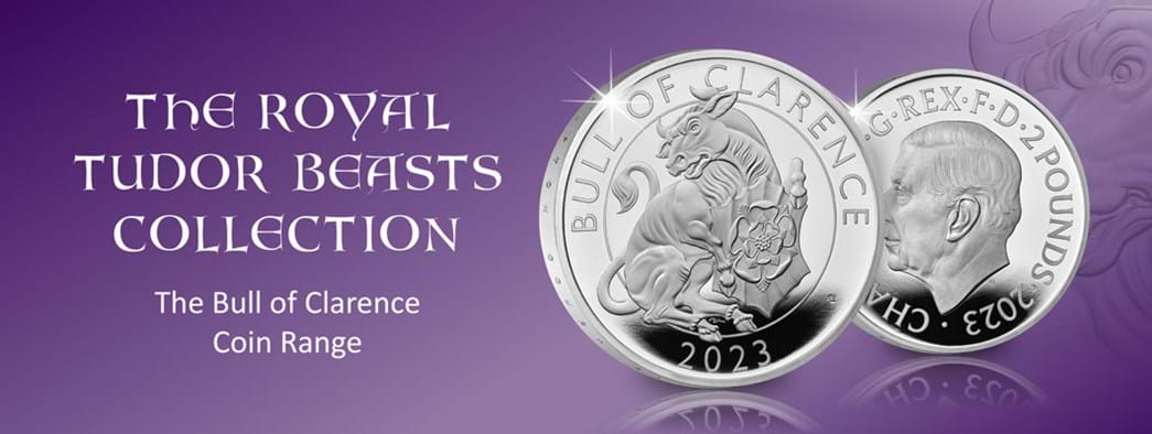 The Royal Tudor Beasts Collection: Bull of Clarence £5 Coin