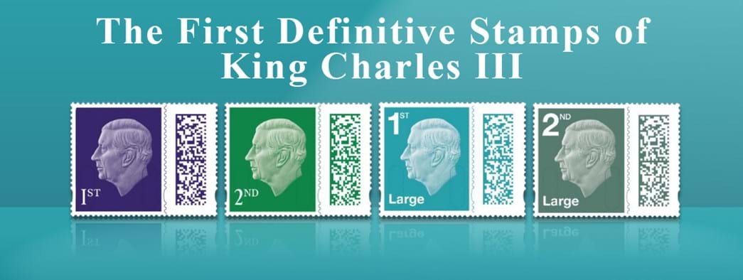 The First Definitive Stamps of King Charles III Range