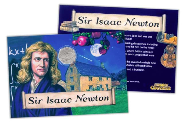 Sir Isaac Newton Collector Pack Front Back
