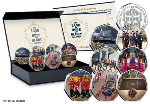 QEII Final Journey Commemorative Set With Packaging