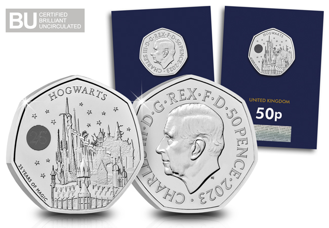 2023 UK Hogwarts School CERTIFIED BU 50p