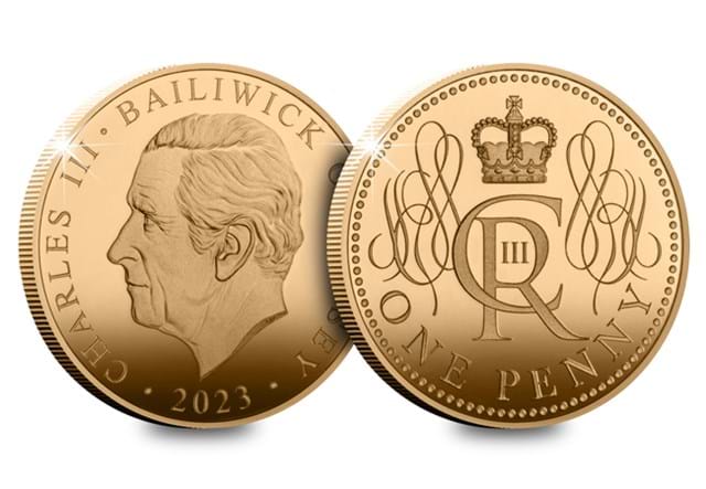 Coronation 9Ct Gold Penny Obverse Reverse