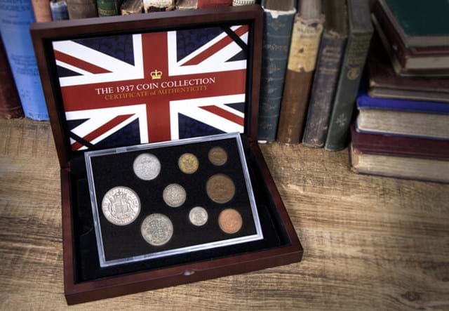1937 Coin Collection In Display Box