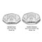 The Coronation Of His Majesty King Charles III Silver Piedfort 50P Size Comparison