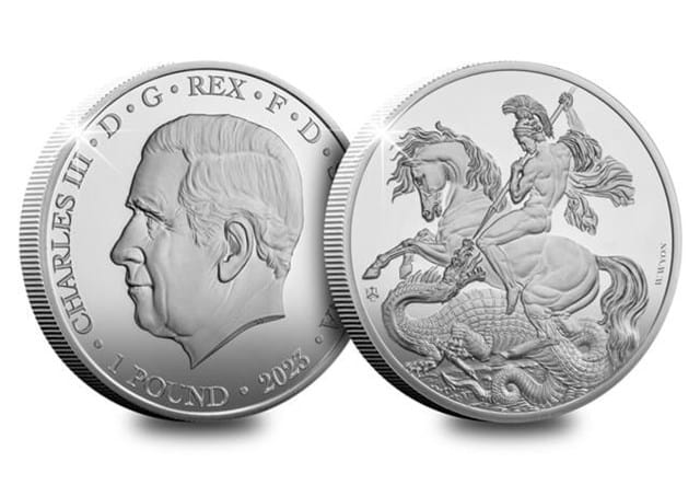 EIC 2023 St George And The Dragon 1Oz Silver Obv Rev