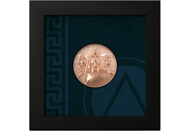 Sparta Copper 50G Coin In Packaging