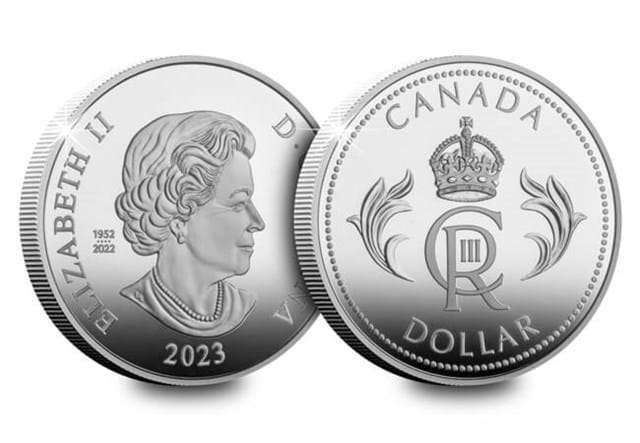 2023 Canada KCIII Silver Dollar Obv Rev
