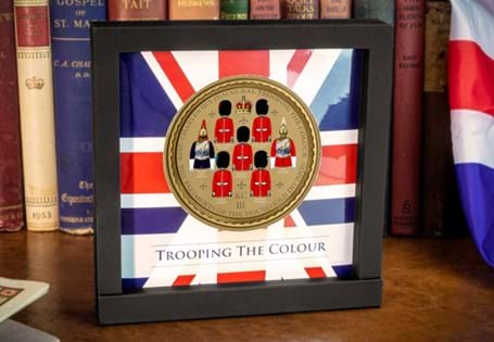 The Inaugural Trooping the Colour 100mm Bronze Medal to celebrate the first Trooping the Colour of King Charles III. EL.: 495