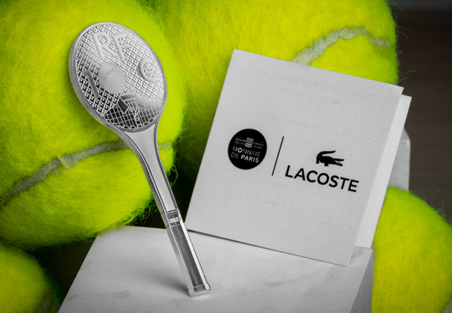 Lacoste silver hot sale