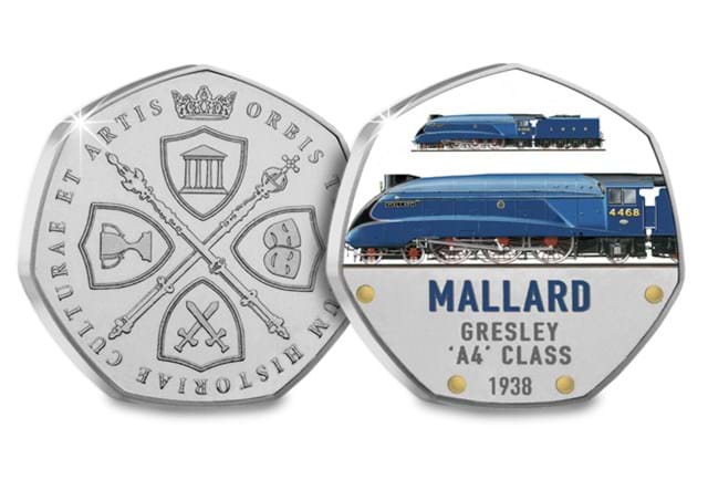 Mallard Train Starter Medal Obv Rev
