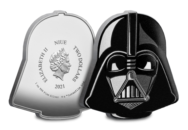 The Star Wars™ Darth Vader™ 1oz Silver Coin