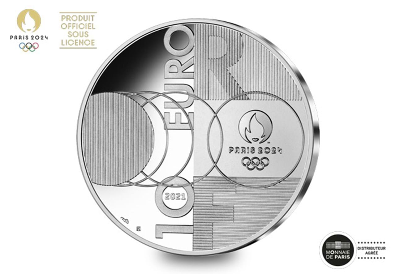 The Tokyo to Paris Olympics Handover Silver Proof Coin