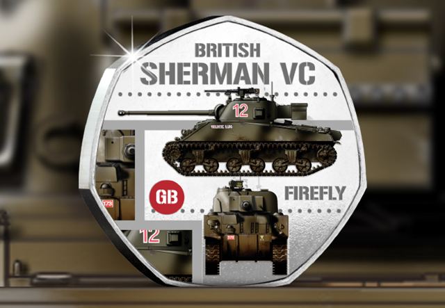 DN 2023 Tanks Of WWII Vsc Starter Medal Sherman VC Product Image