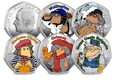 The 2023 Wombles Silver Proof 50p Set