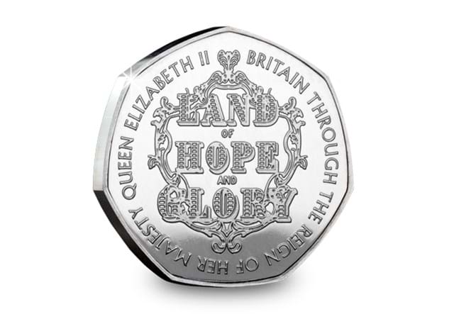 Land Of Hope And Glory Heptagonal Medal Obv