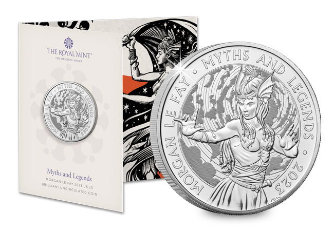 UK 2023 Morgan Le Fay BU £5 Pack