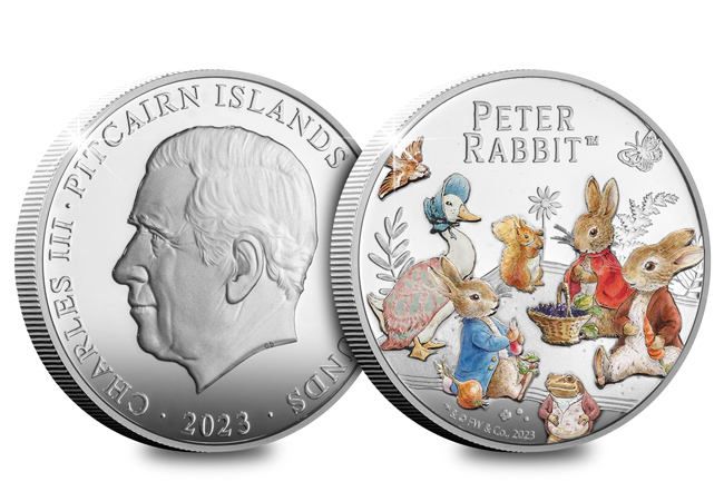 The Beatrix Potter 2023 Silver 3 Coin Set