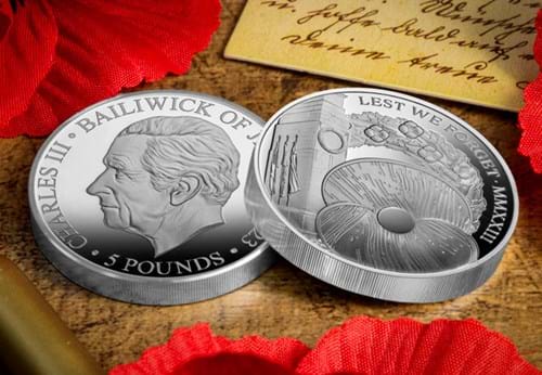 RBL Poppy Silver Piedfort £5 Lifestyle 05