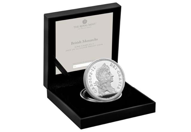 Charles II British Monarchs 1Oz Silver In Box