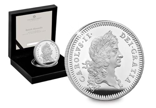 Charles II British Monarchs 1Oz Silver Whole Image