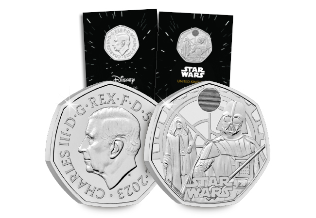 2023 UK Star Wars Vader & Palpatine BU 50p