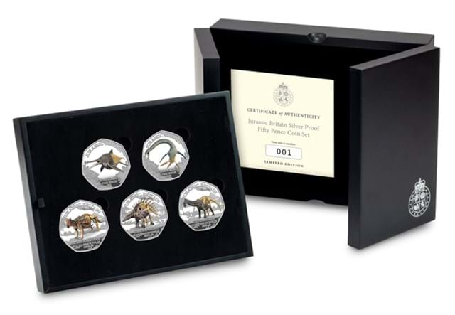 2023 Jurassic Britain COLOUR SILVER BOX