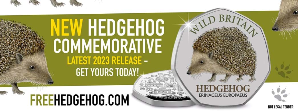 The Wild Britain Hedgehog Commemorative