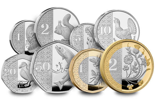 UK 2023 New Coinage Silver Proof Collection