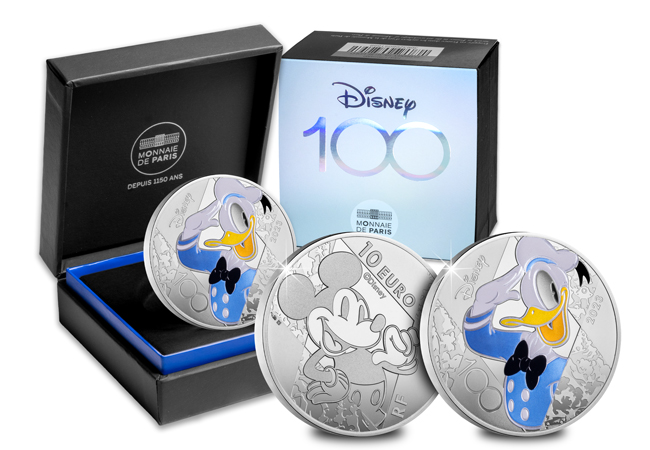 Monnaie de Paris 2023 100th Anniversary of Disney Silver Proof Coin